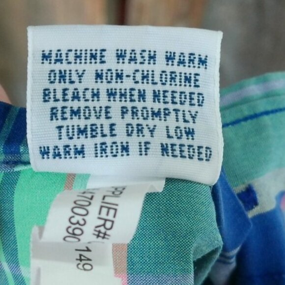 Ralph Lauren Button Down Shirt Men's 3XB Multicolor Plaid Short Sleeve Cotton - Picture 8 of 9